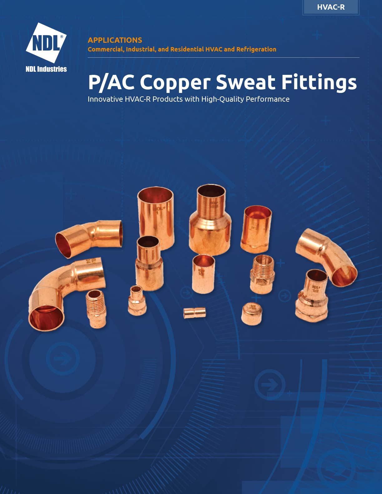 NDL PAC Copper Sweat Fittings Catalog 7142022WEB cover NDL Industries