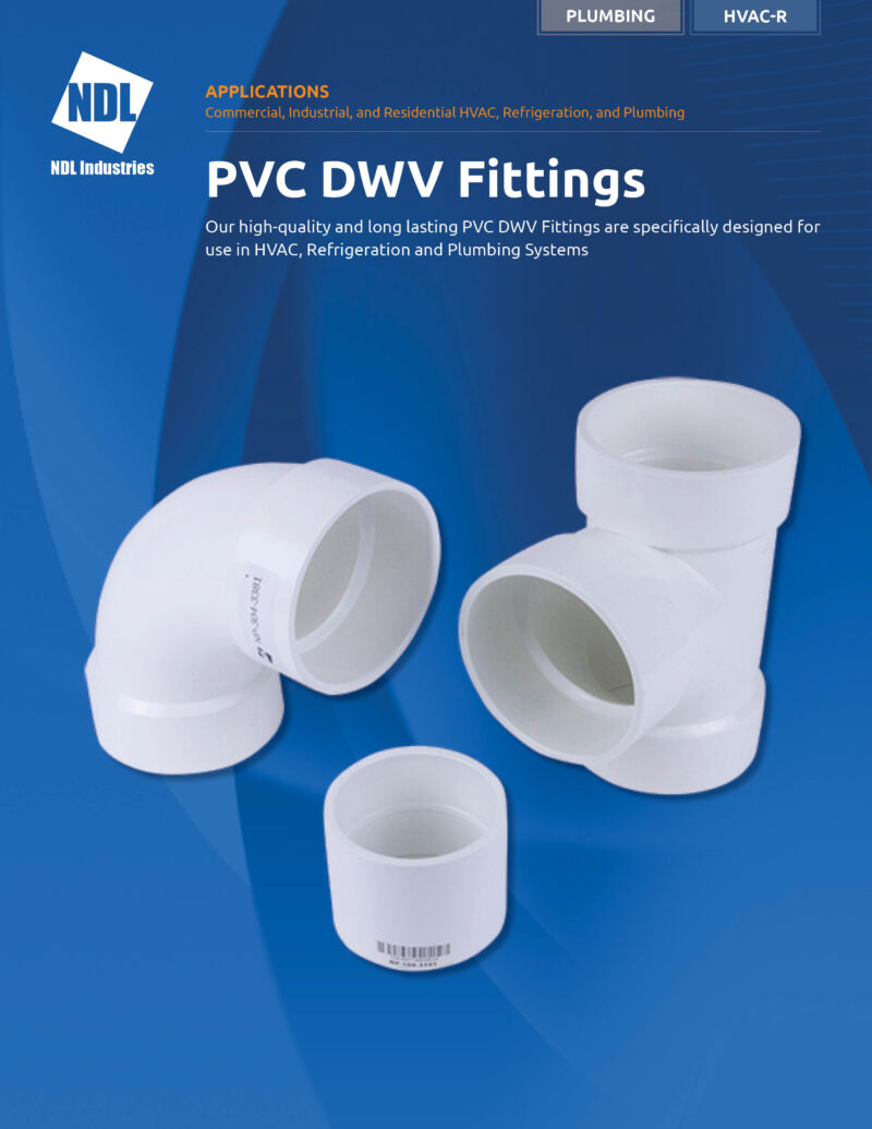 Pvc 1035 NDL Industries PVC DWV Product Brochure Cover | NDL Industries