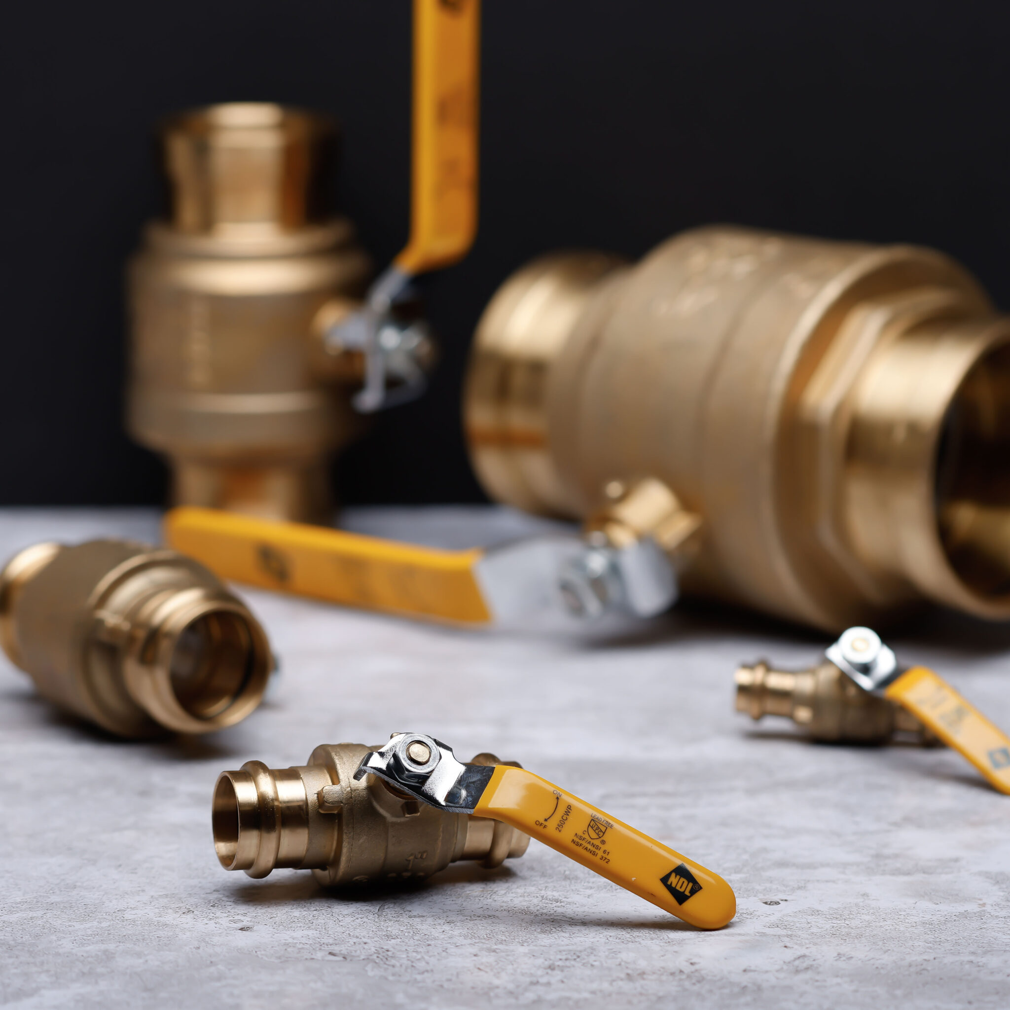water press ball valves