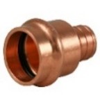 Copper press press x pex adapter coupling