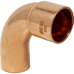 CO2 Copper 90° Long Radius Street Elbows