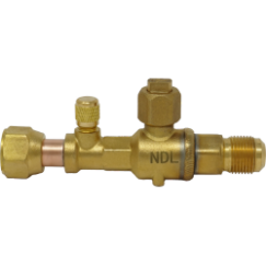 Reverse Mini Split Ball Valves with Female Side Schrader