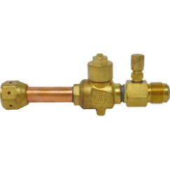 Mini Split Ball Valves with Male Side Schrader